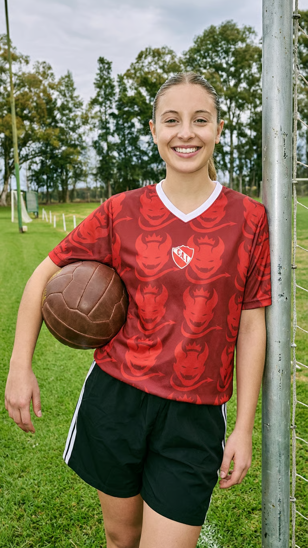 Usuario celebrando con camiseta Rosario Central