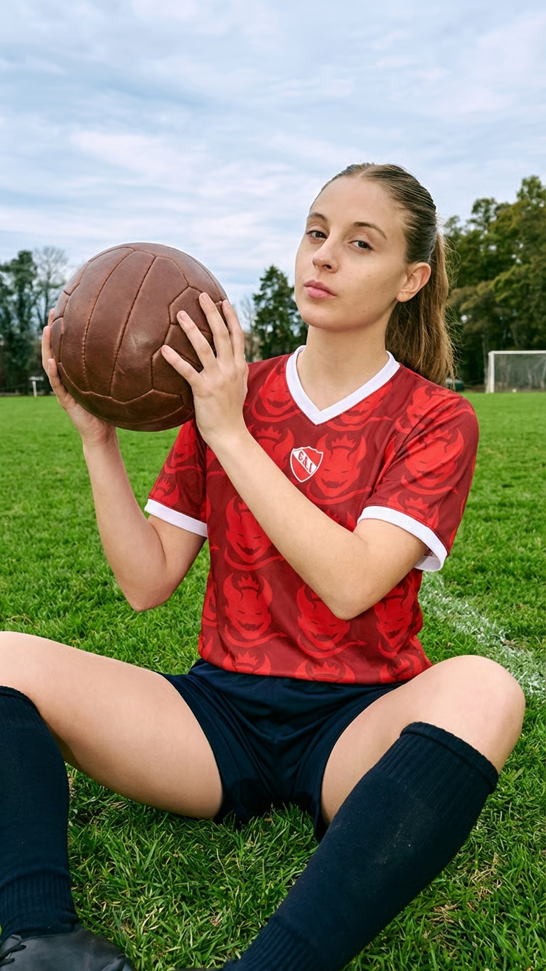 Usuario detrás de red con camiseta Rosario Central