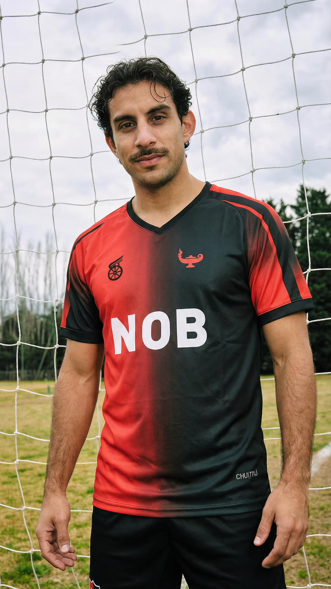 Usuario celebrando con camiseta Rosario Central