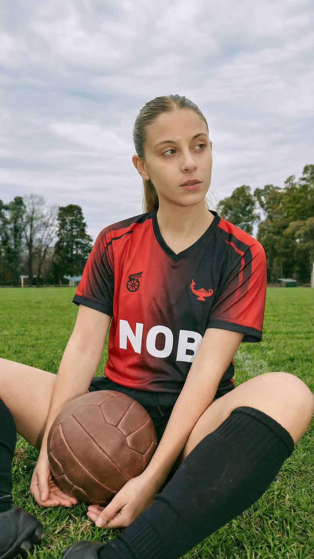 Usuario detrás de red con camiseta Rosario Central