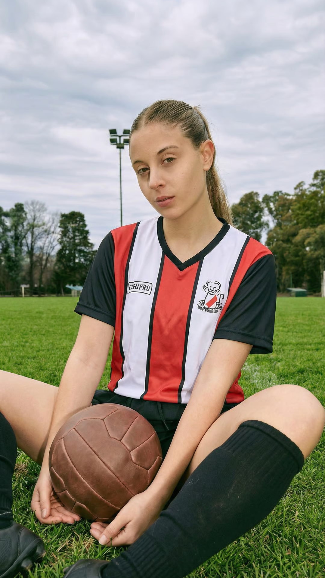 Usuario con camiseta Rosario Central en estadio
