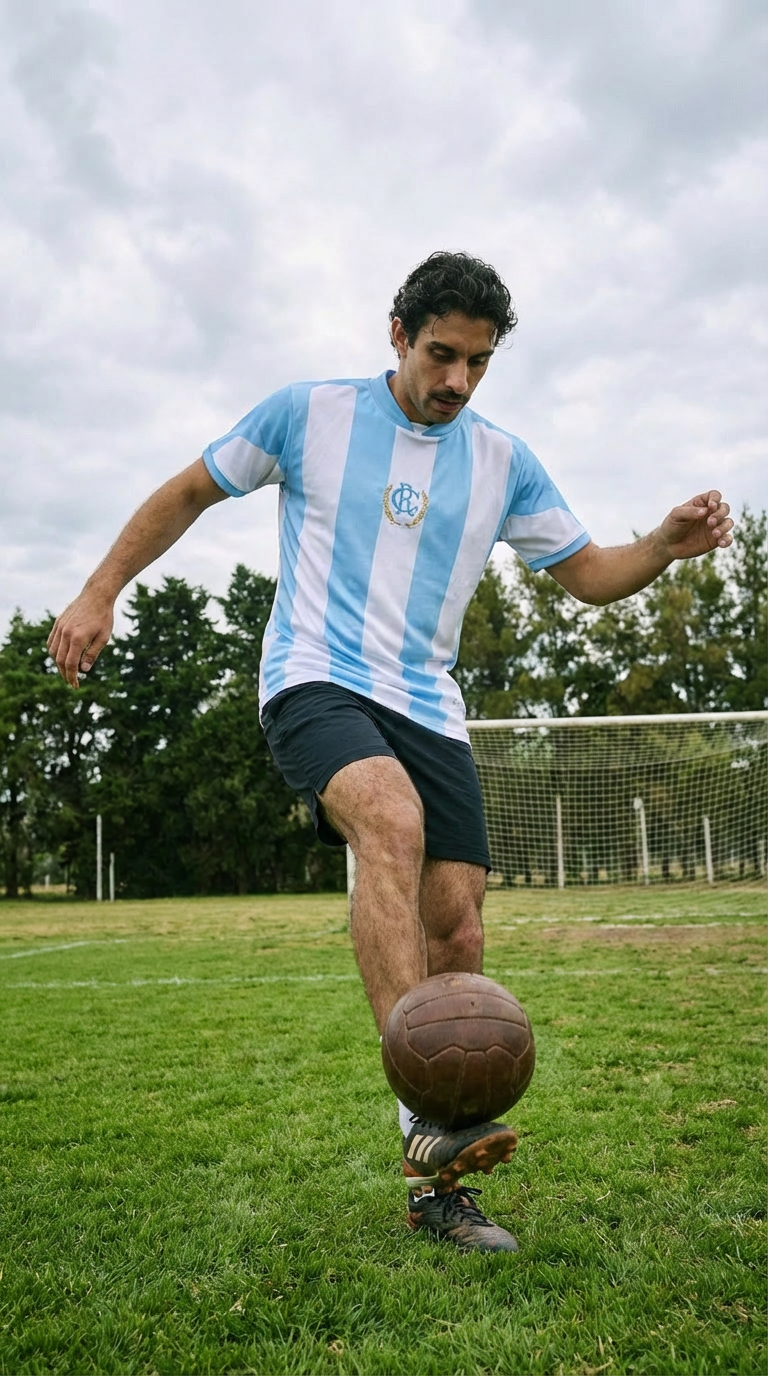 Usuario con camiseta Rosario Central en estadio